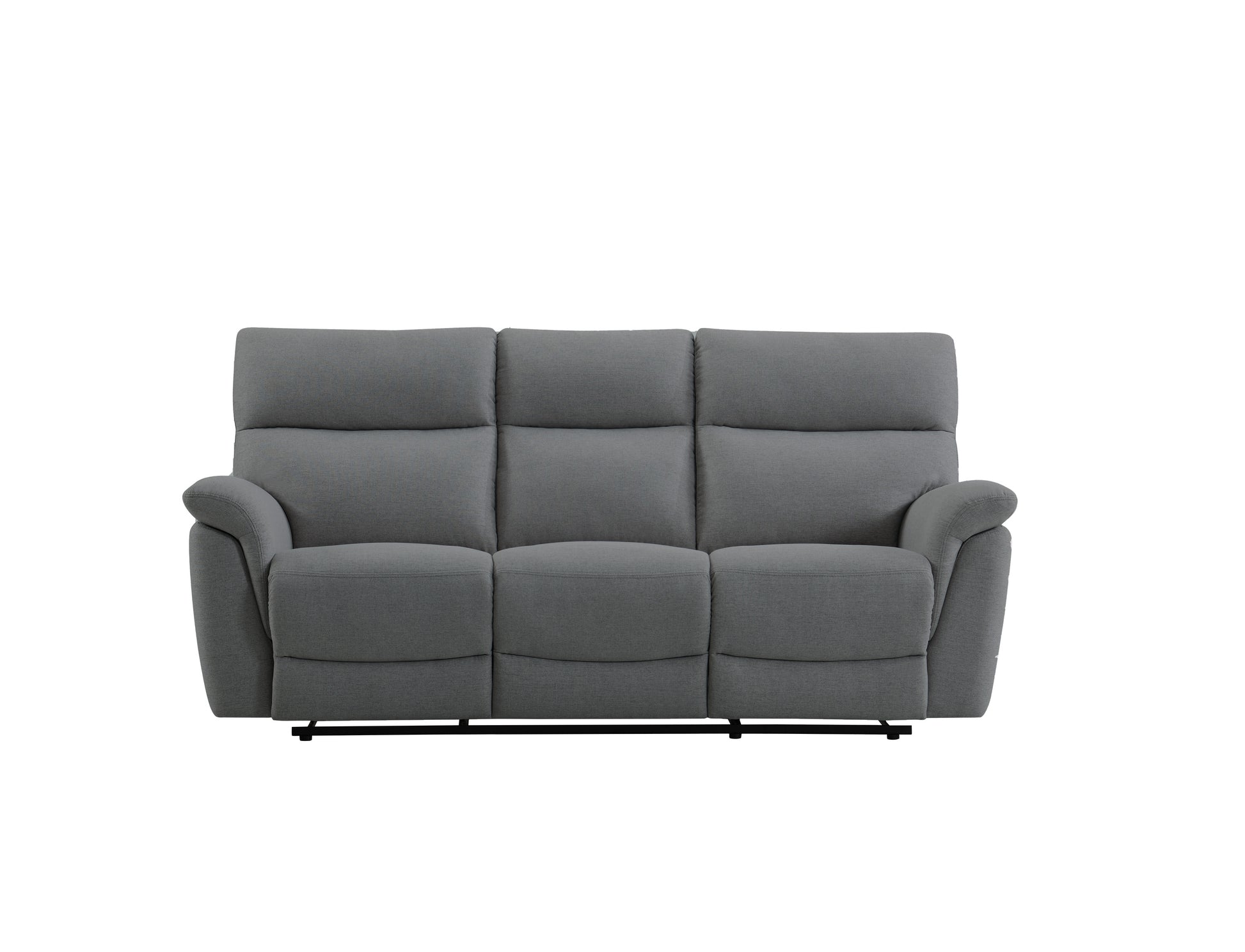 Phoenix Fabric Reclining 3 Seater Sofa - Anthracite