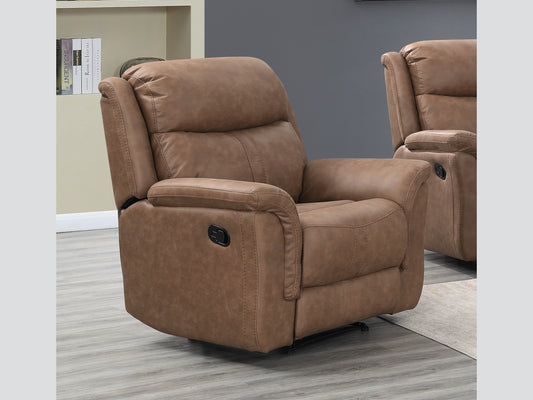 Portland Reclining Chair - Dark Taupe