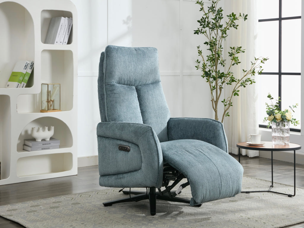 Prestige Fabric Triple Motor Electric Swivel Chair - Arona