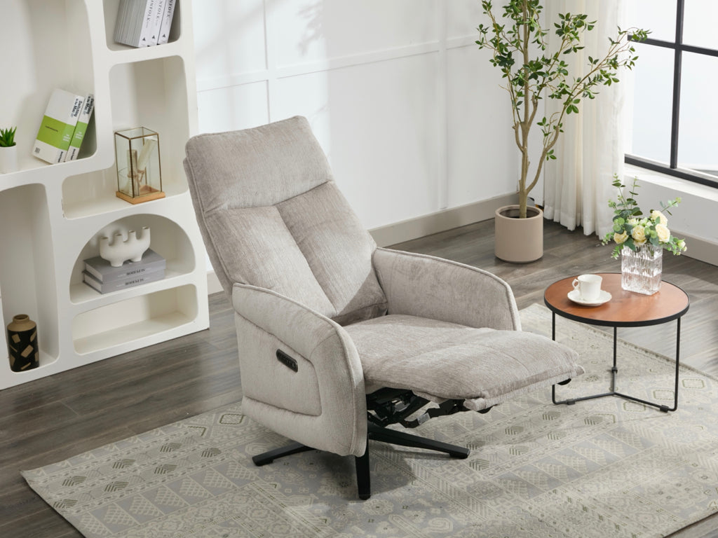 Prestige Fabric Triple Motor Electric Swivel Chair - Rabbit