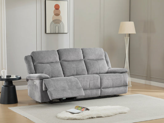 Rockport 3 Seater Electric Recliner Sofa - Dusk