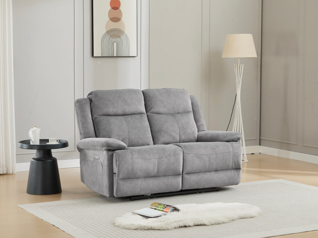 Rockport 2 Seater Electric Recliner Sofa - Dusk