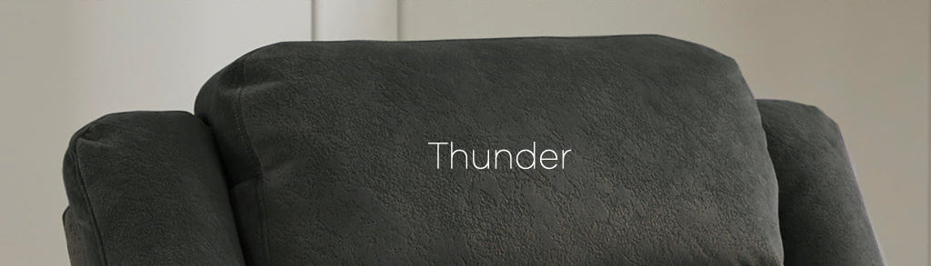 Rockport 3 Seater Electric Recliner Sofa - Thunder