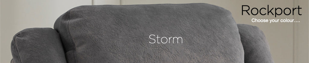 Rockport 3 Seater Electric Recliner Sofa - Storm