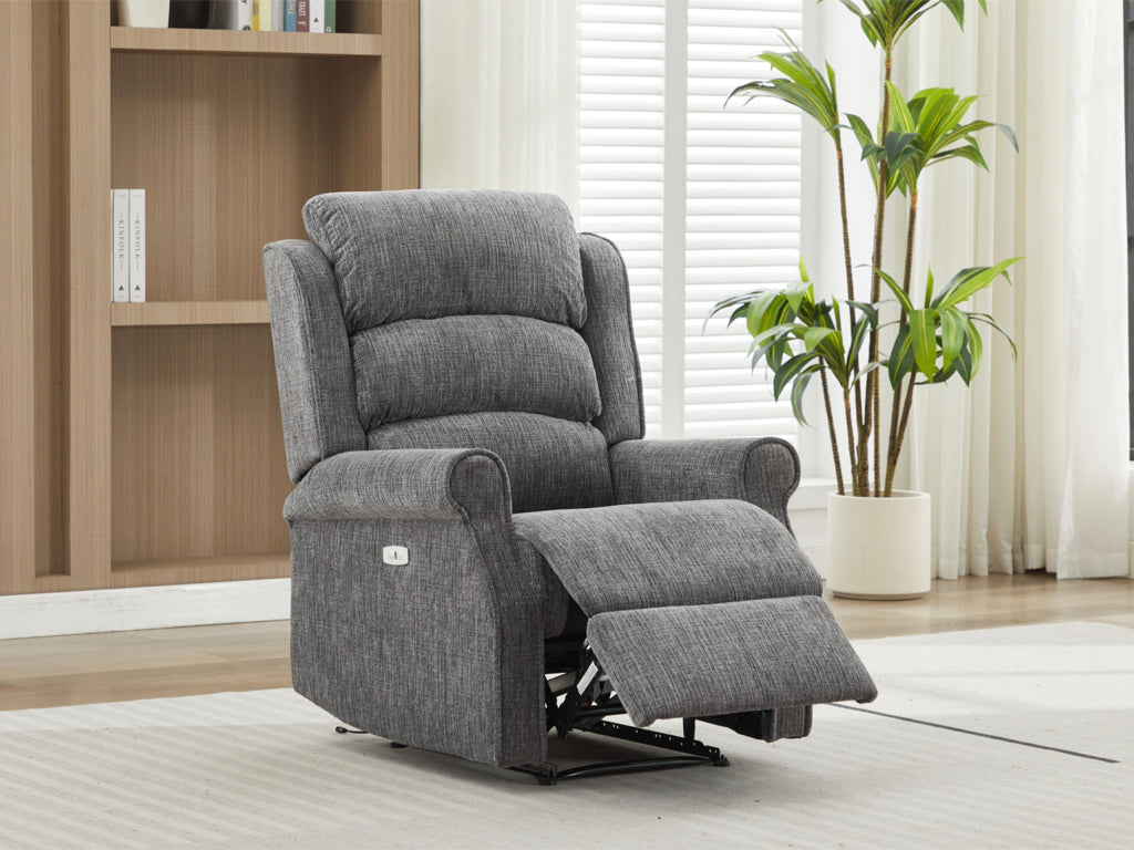 Regency 3+1+1 Electric Sofa Suite- Anthracite