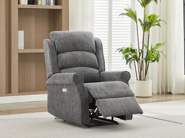 Regency Electric Reclining Armchair- Anthracite
