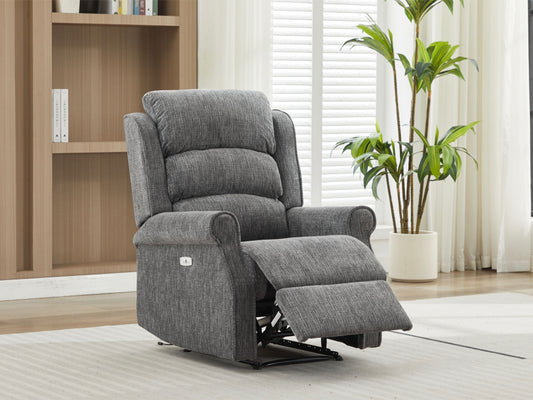 Regency Electric Reclining Armchair- Anthracite