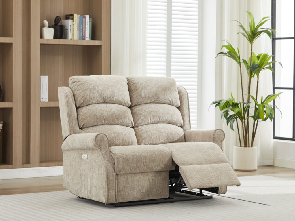 Regency 2 Seater Electric Sofa - Rabbit