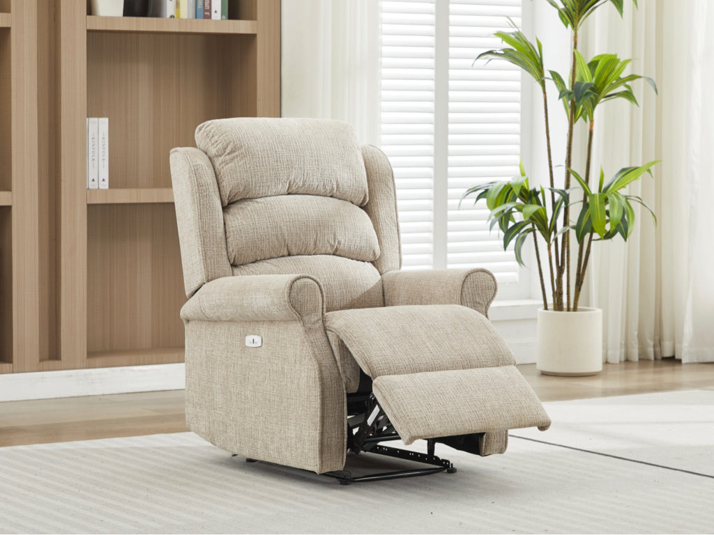Regency 3+1+1 Electric Sofa Suite- Rabbit
