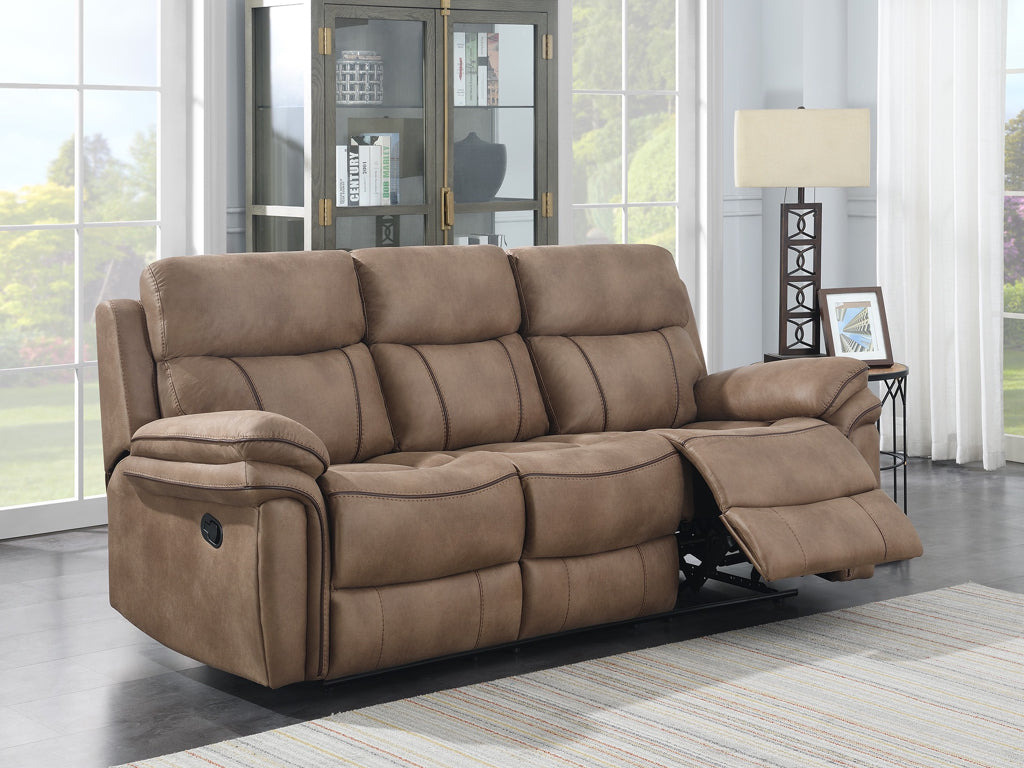 Richmond 3 Seater Recliner - Sahara Fabric