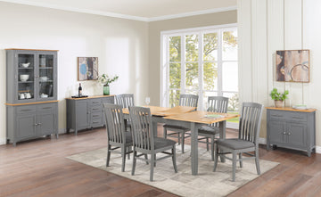 Rossmore Painted 160cm Butterfly Extension Dining Set with 6 Chairs