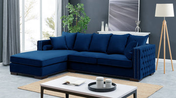 Royal Blue Moscow Corner Suite Left