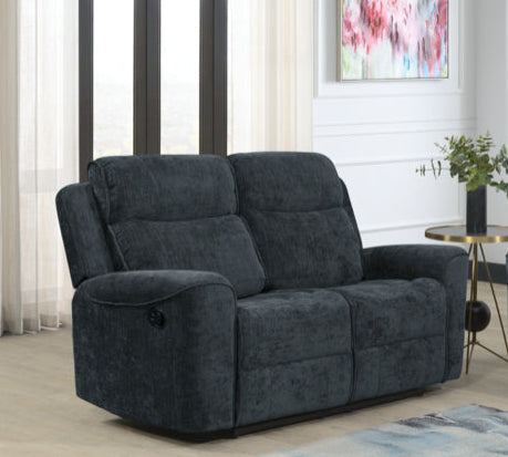 Sandhurst 2 Seater Recliner Sofa - Dark Grey