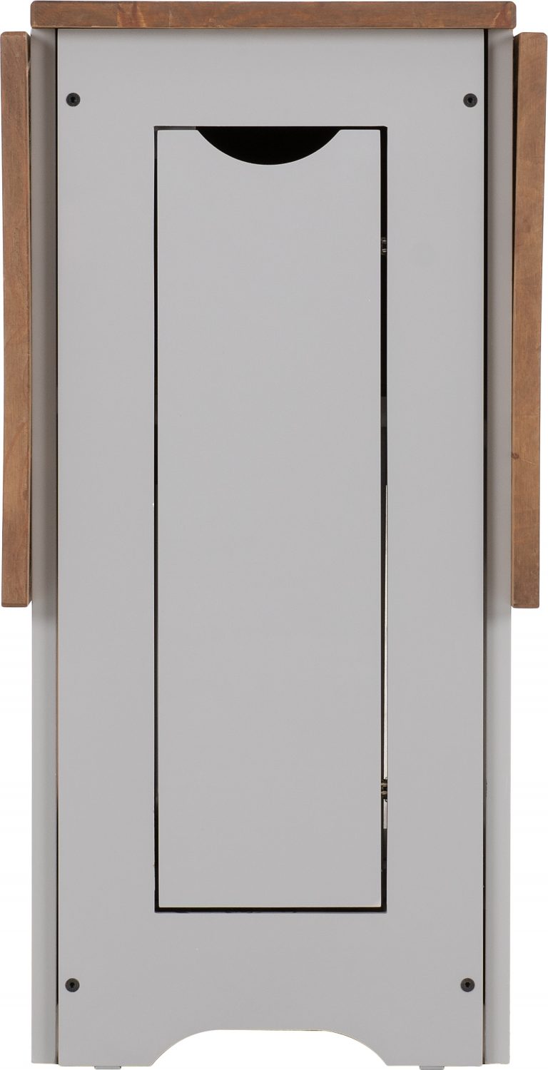 Santos Butterfly Dining Set - Slate Grey/Distressed Waxed Pine