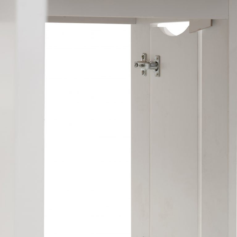 Santos Butterfly Dining Set - White/Distressed Waxed Pine