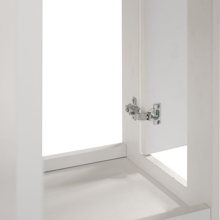 Santos Butterfly Dining Set - White/Distressed Waxed Pine