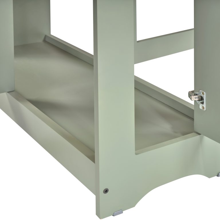 Santos Butterfly Dining Set - Green/Distressed Waxed Pine