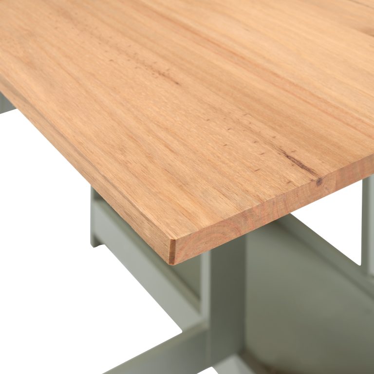 Santos Butterfly Dining Set - Green/Distressed Waxed Pine