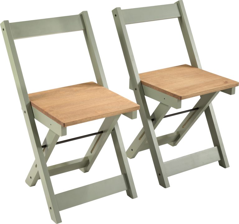 Santos Butterfly Dining Set - Green/Distressed Waxed Pine