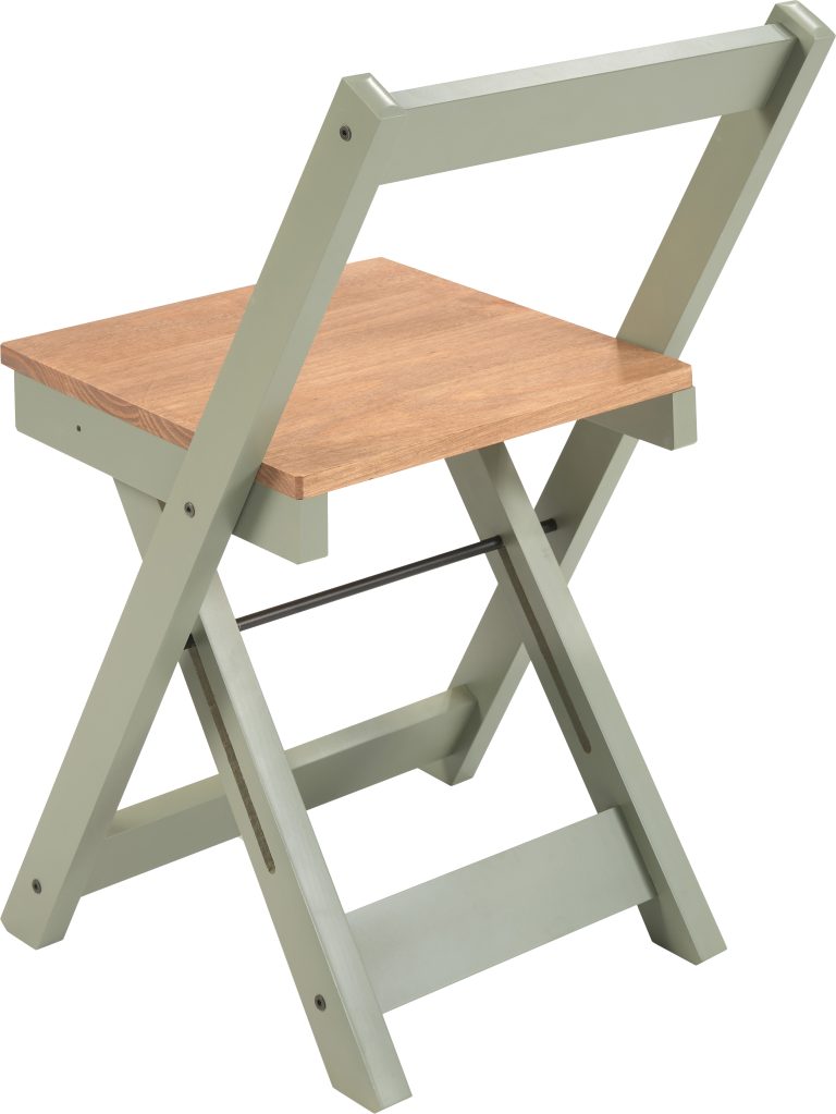 Santos Butterfly Dining Set - Green/Distressed Waxed Pine