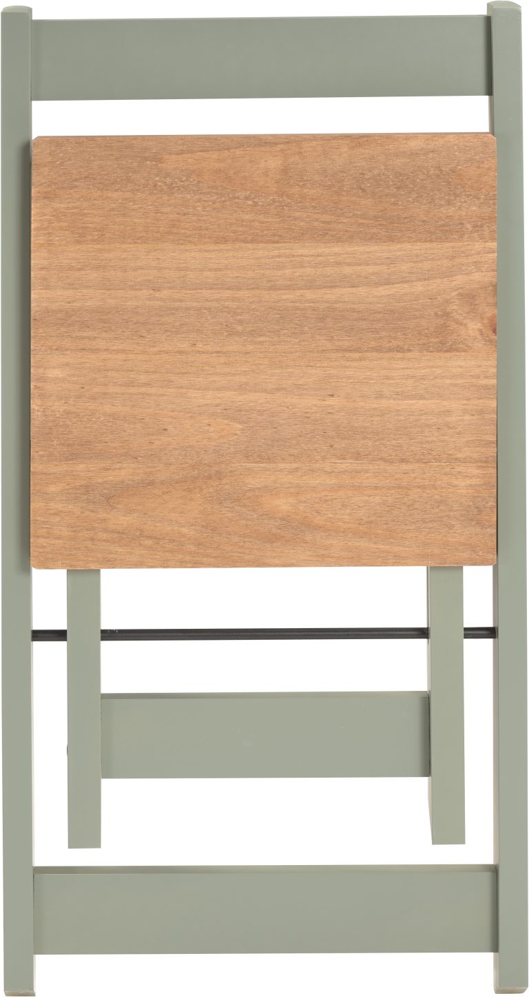 Santos Butterfly Dining Set - Green/Distressed Waxed Pine