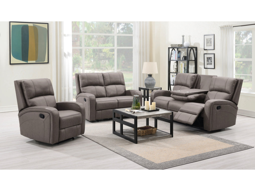 Silverton 3 Seater with Console Taupe