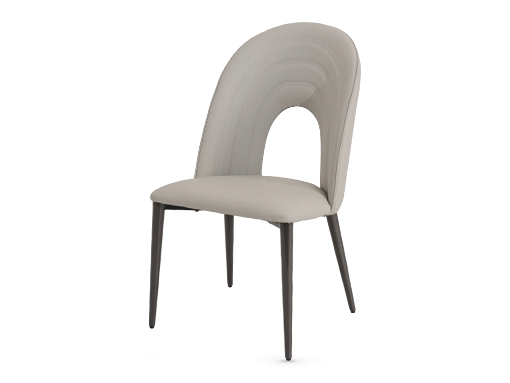 Solano Dining Chair - Light Grey x2