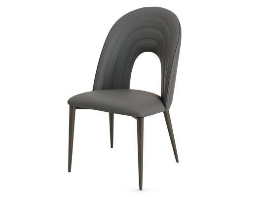 Solano Dining Chair - Dark Grey x2