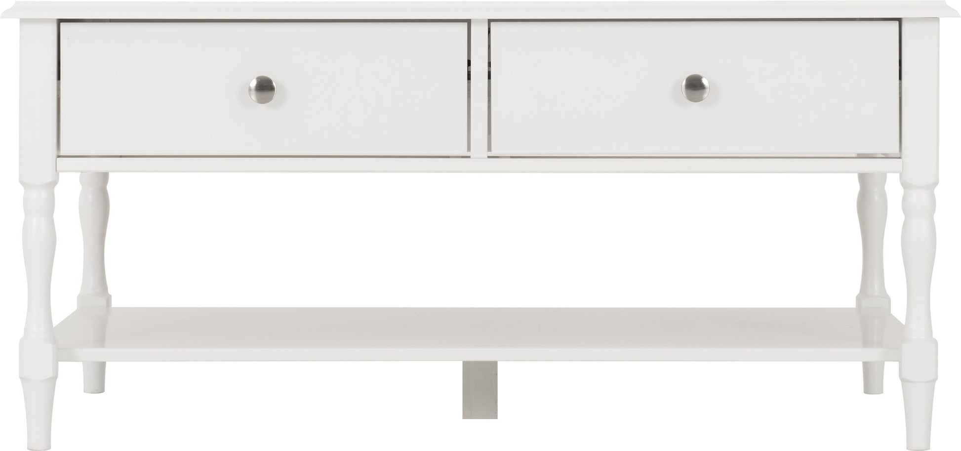 Stratford 2 Drawer Coffee Table - White