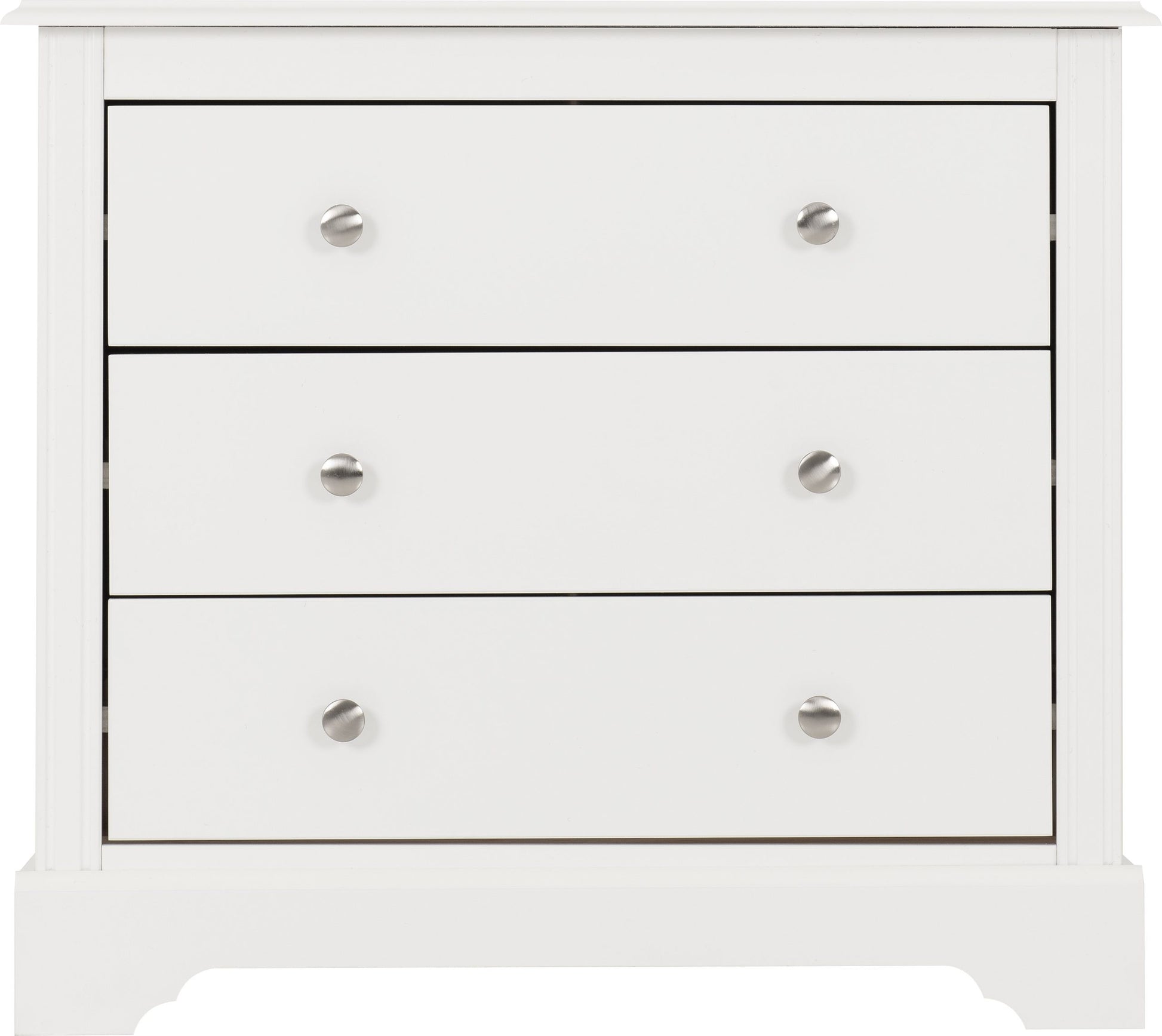 Stratford 3 Drawer Chest - White