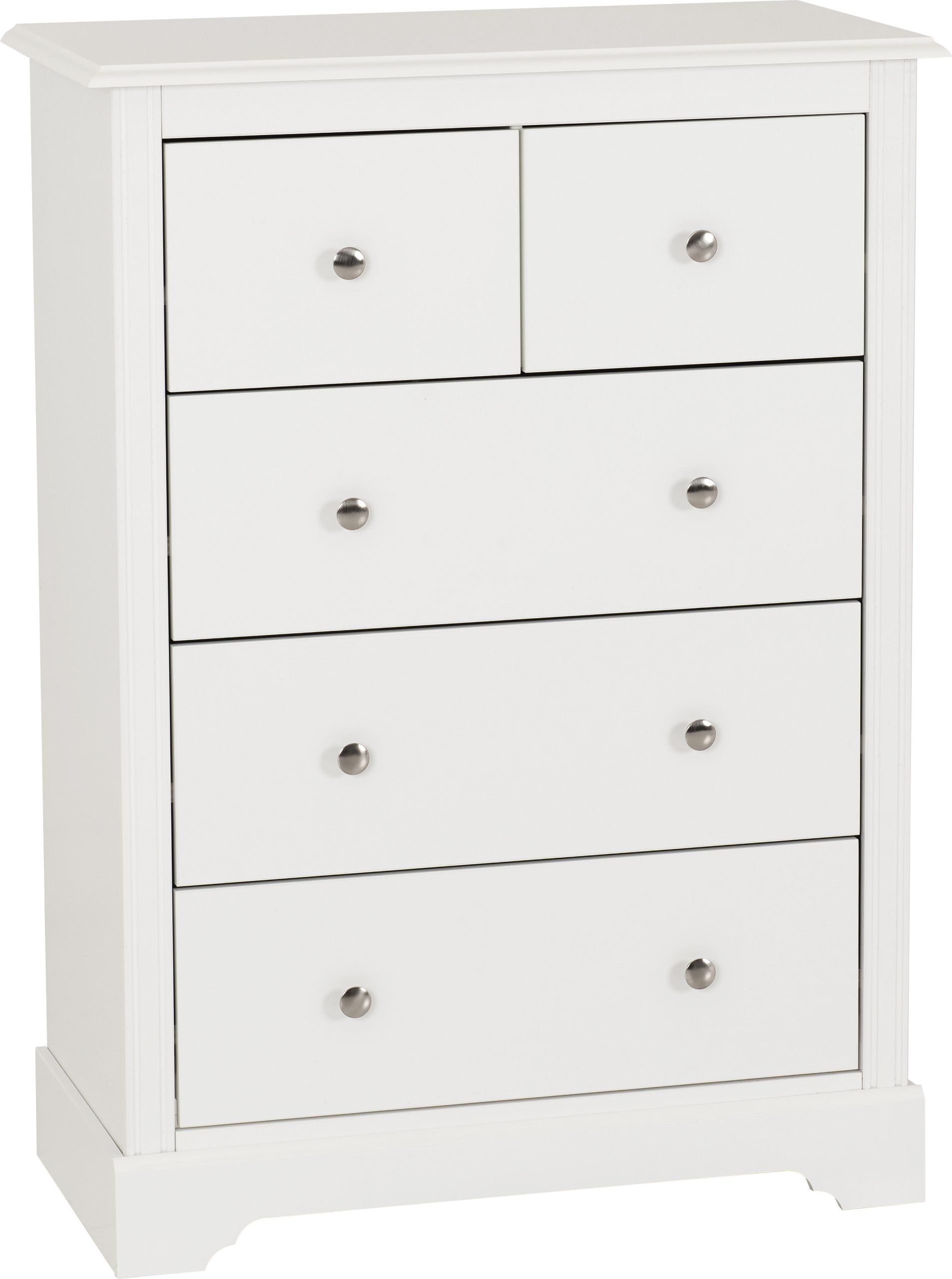 Stratford 3+2 Drawer Chest - White