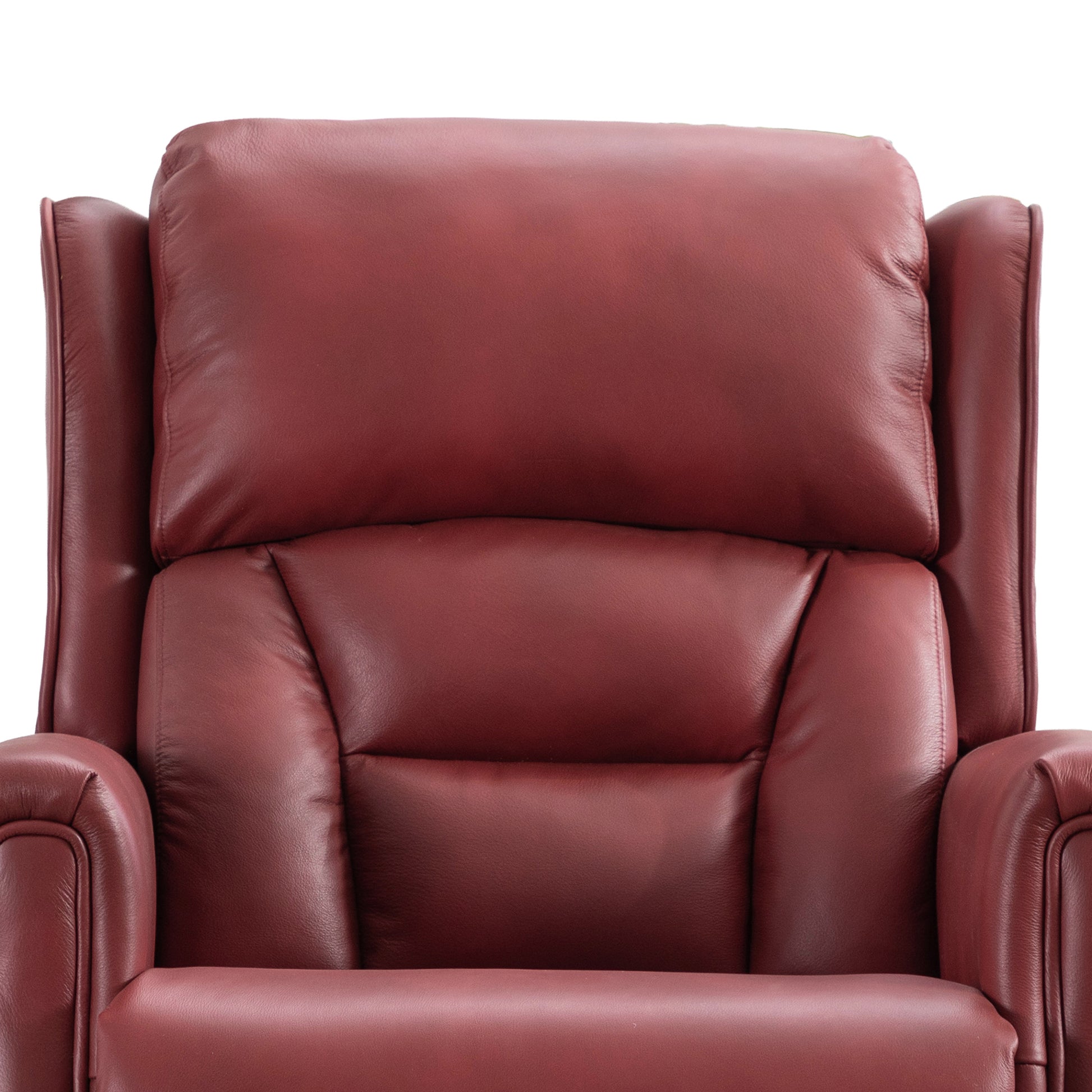 Sandringham Dual Motor Lift & Tilt Electric Recliner - Burgundy Leather