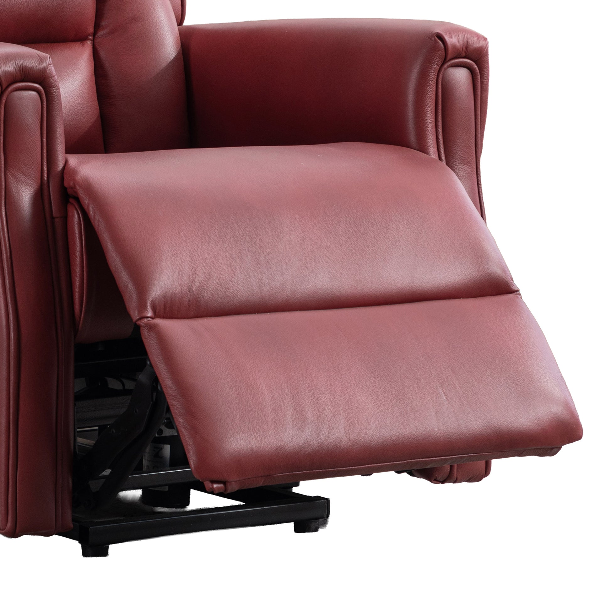 Sandringham Dual Motor Lift & Tilt Electric Recliner - Burgundy Leather