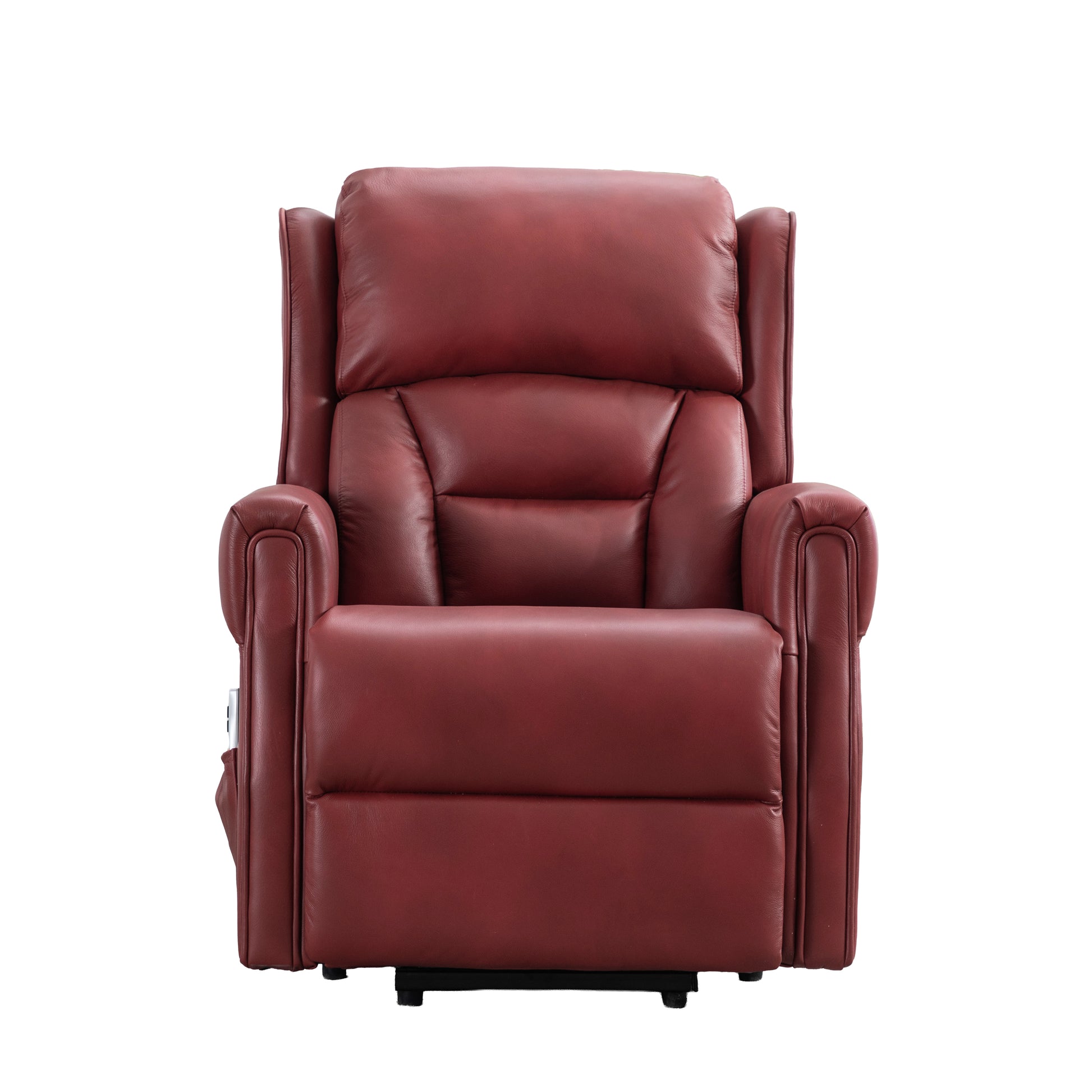 Sandringham Dual Motor Lift & Tilt Electric Recliner - Burgundy Leather
