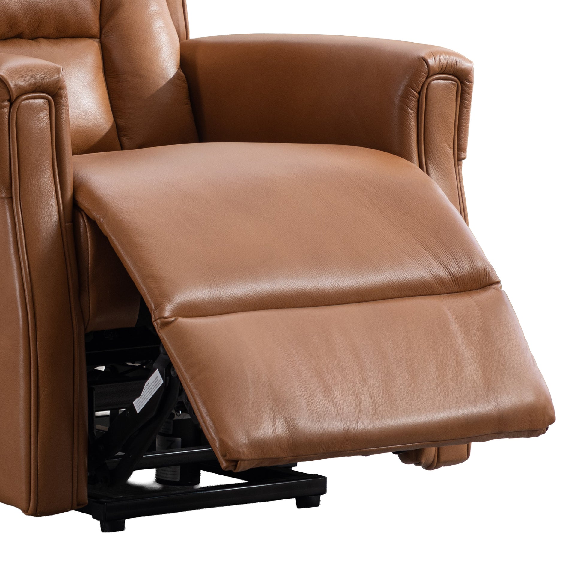 Sandringham Dual Motor Lift & Tilt Electric Recliner - Camel Leather