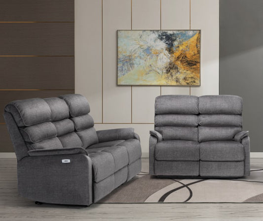 Savoy 3+2 Sofa Suite Electric - Grey