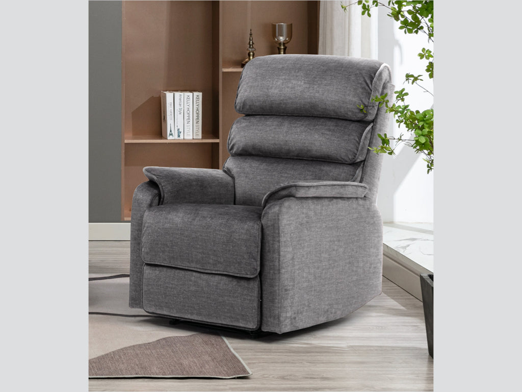 Savoy Electric Reclining Chair Grey