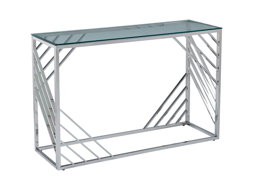 Serene Stainless Steel Console Table