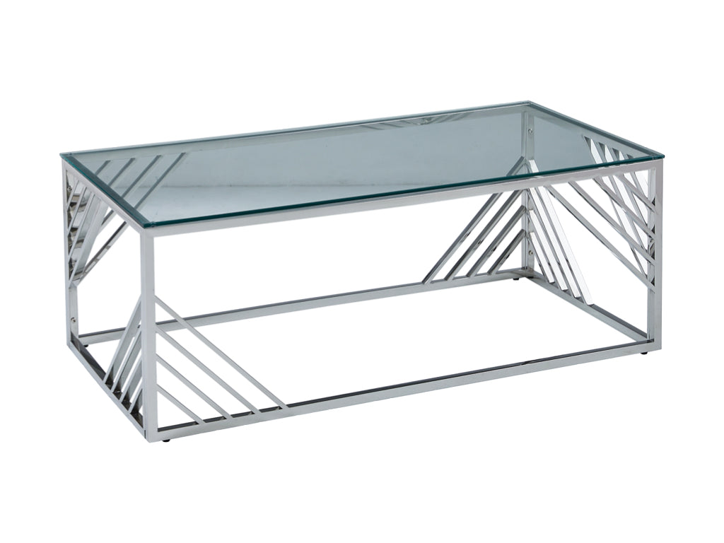 Serene Stainless Steel Coffee Table