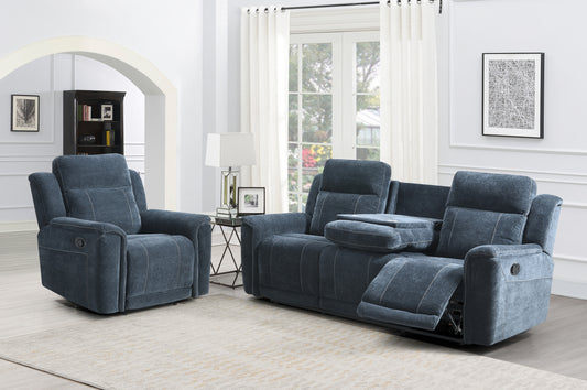 Somerton 3+1+1 Manual Reclining Sofa Suite - Dark Grey Fabric