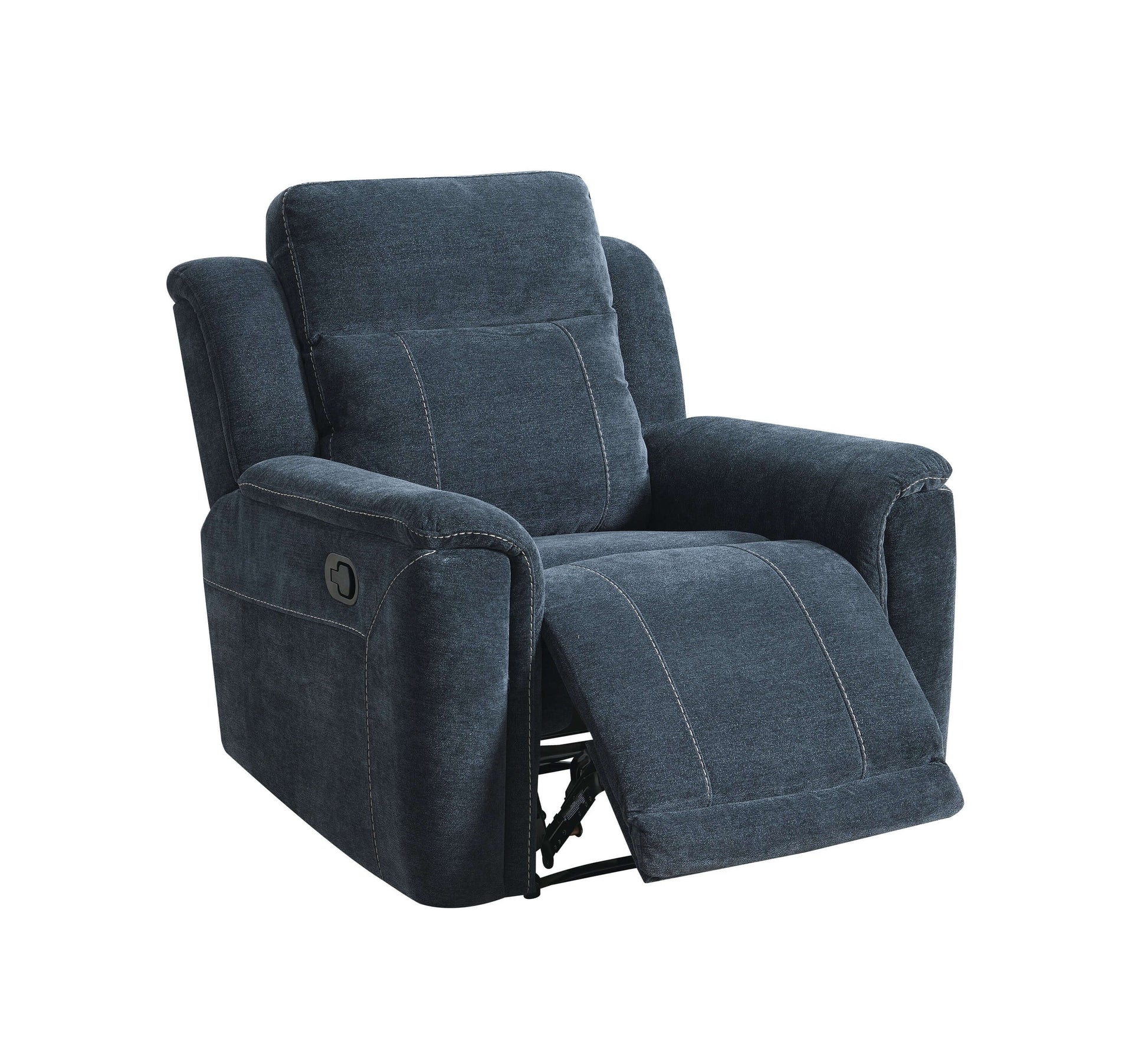 Somerton Manual Reclining Armchair - Dark Grey Fabric