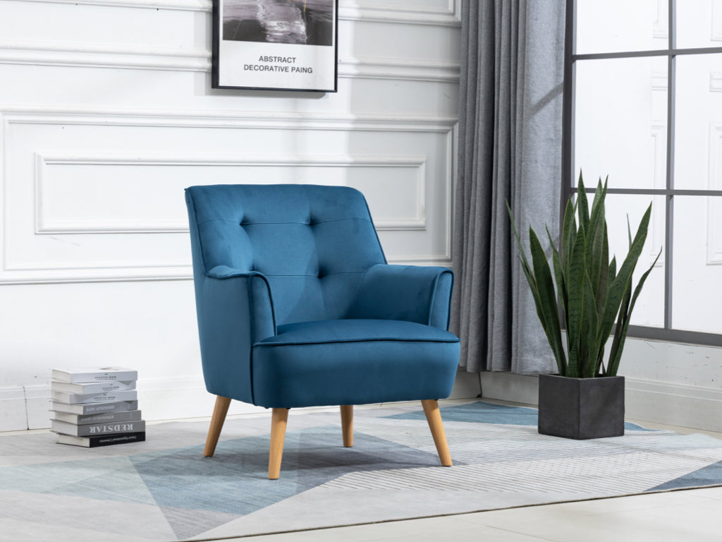 Tara Accent Chair - Navy