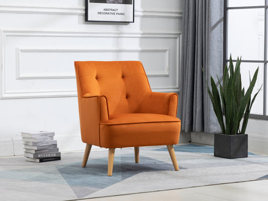 Tara Accent Chair - Burnt Orange