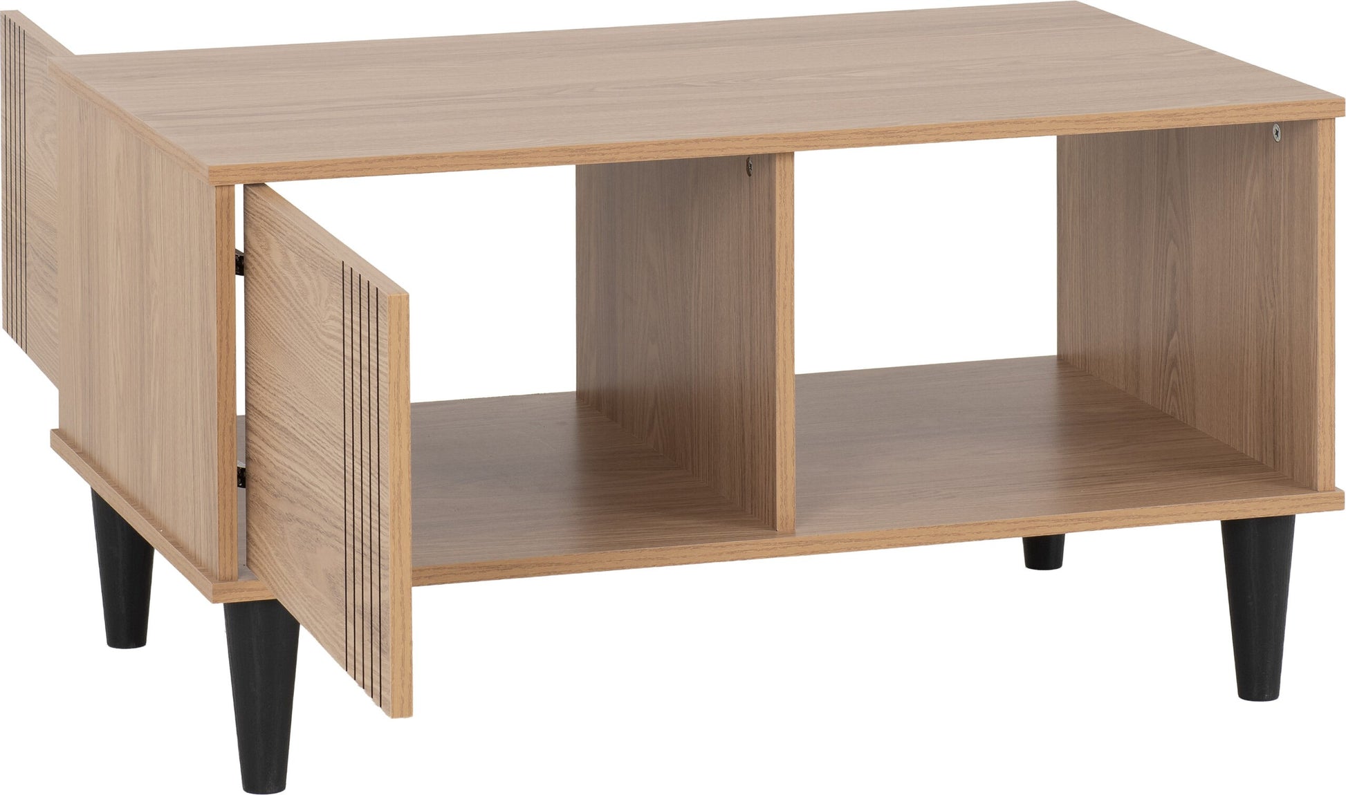 Tessa 1 Door Coffee Table - Natural Oak Effect