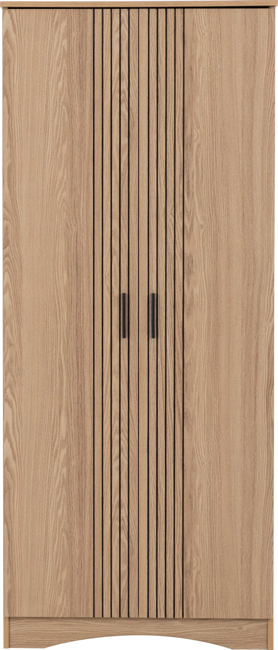 Tessa 2 Door Wardrobe - Natural Oak Effect