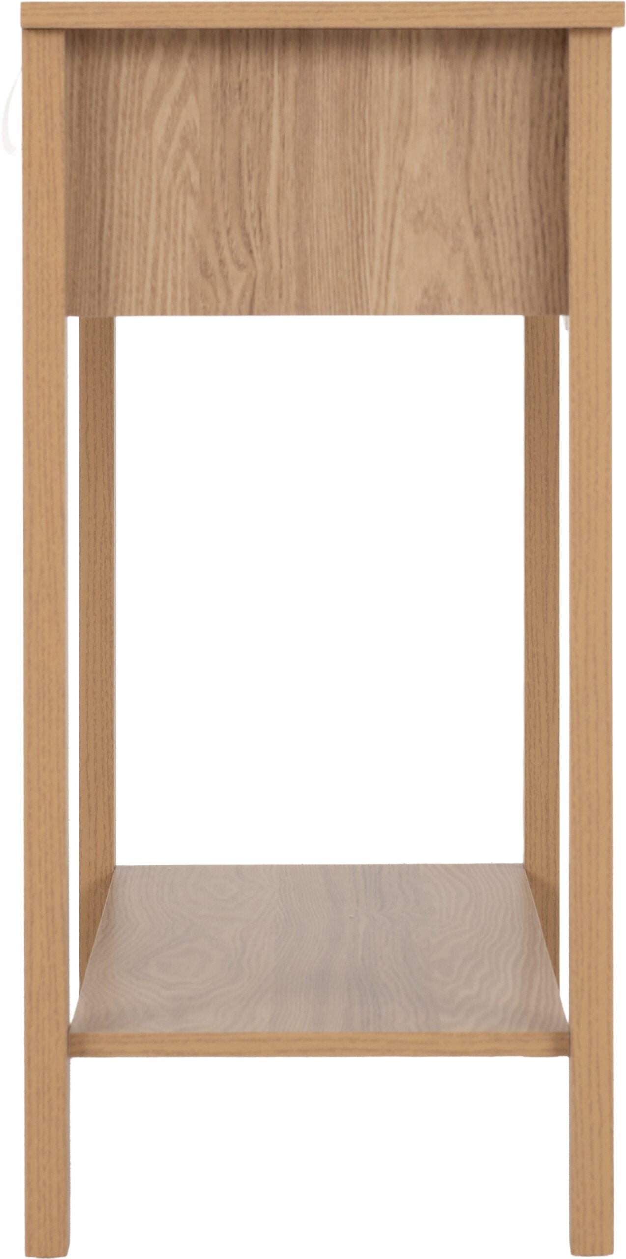Tessa 2 Drawer Console Table - Natural Oak Effect