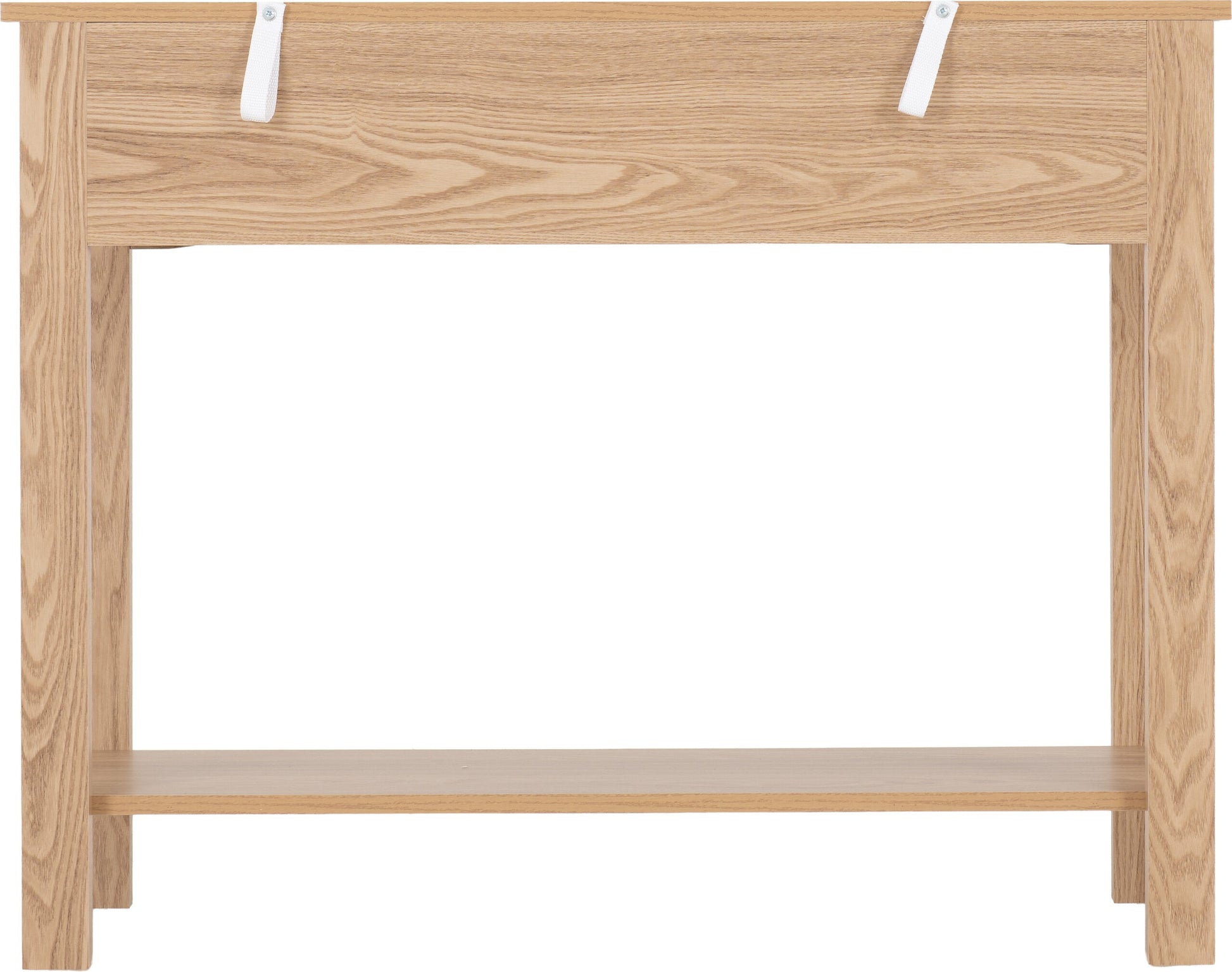 Tessa 2 Drawer Console Table - Natural Oak Effect