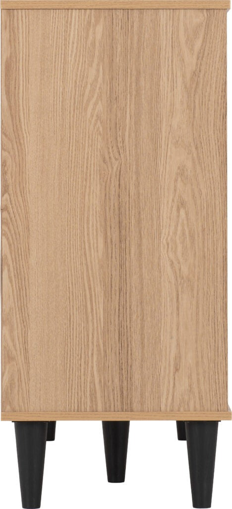Tessa 3 Door 2 Drawer Sideboard - Natural Oak Effect