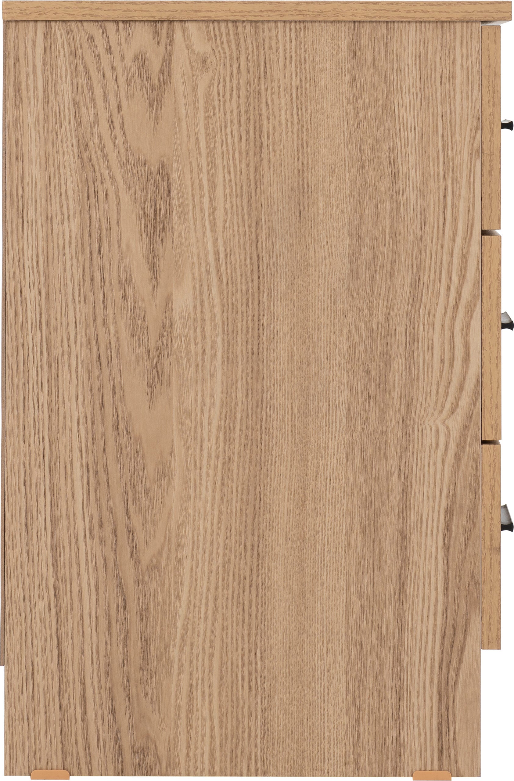 Tessa 3 Drawer Bedside - Natural Oak Effect
