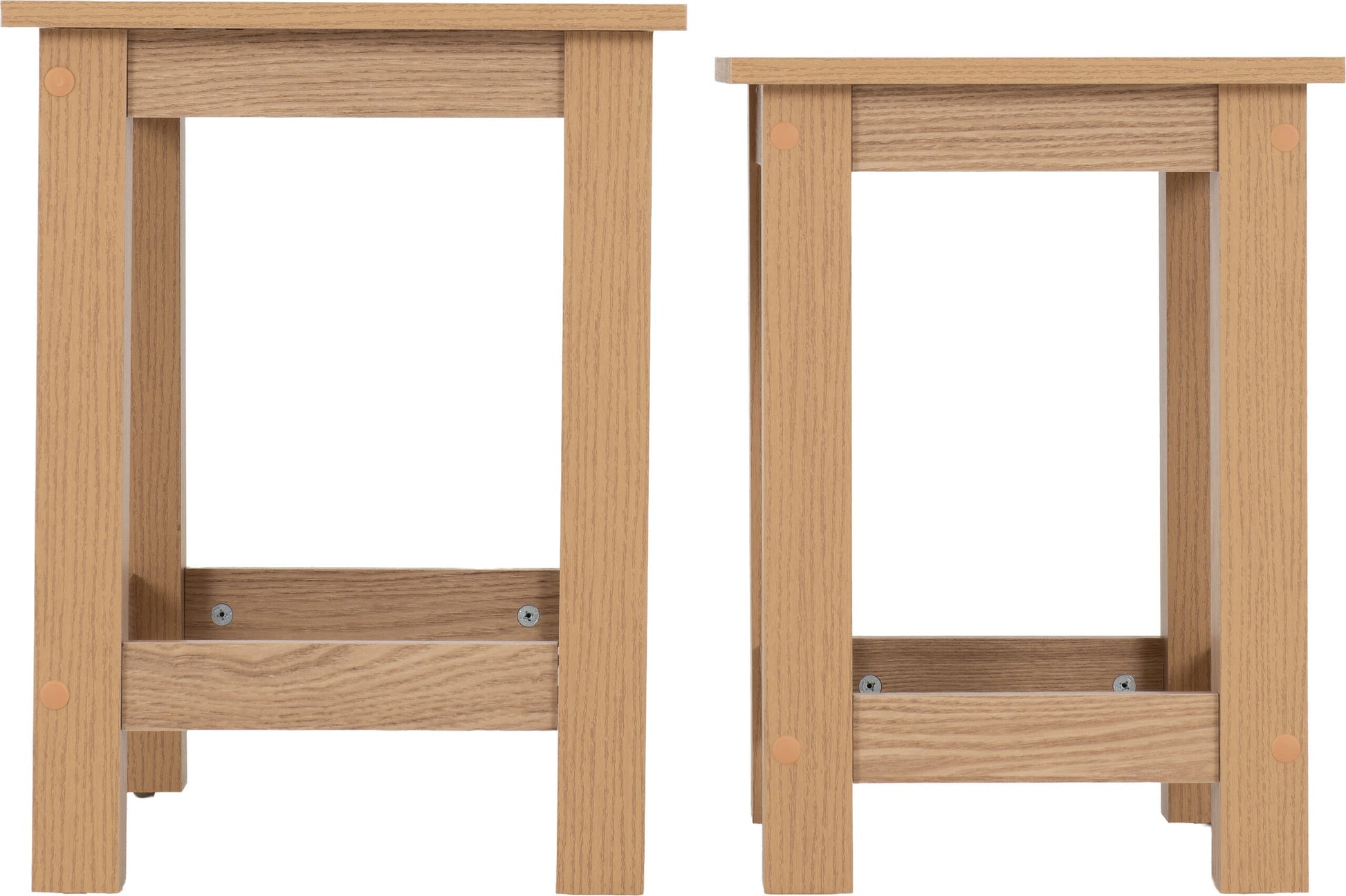 Tessa Nest of 2 Tables - Natural Oak Effect